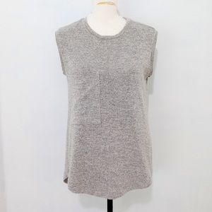 Banana Republic Women's Grey Heathered Soft Knit Tank Top Size Small